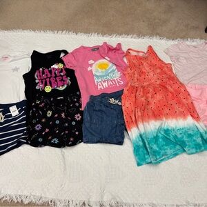 Lot Of Spring Summer Girl’s Clothes Bundle Set Kid Size 12 - 14 Large